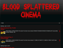 Tablet Screenshot of bloodsplatteredcinema.com